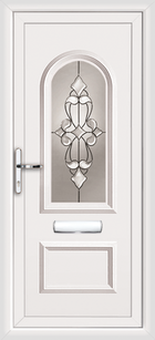 Lewisham Empress white upvc front door